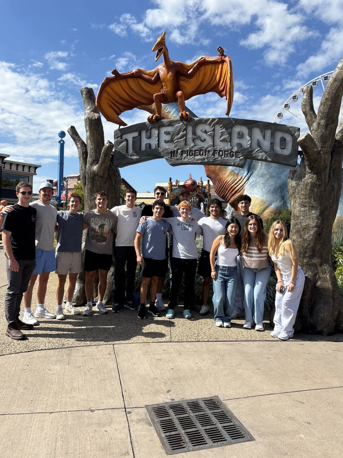 Group at The Island in Pigeon Forge